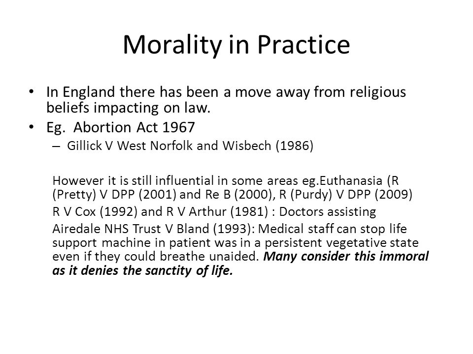 The Legality and Morality of Abortion